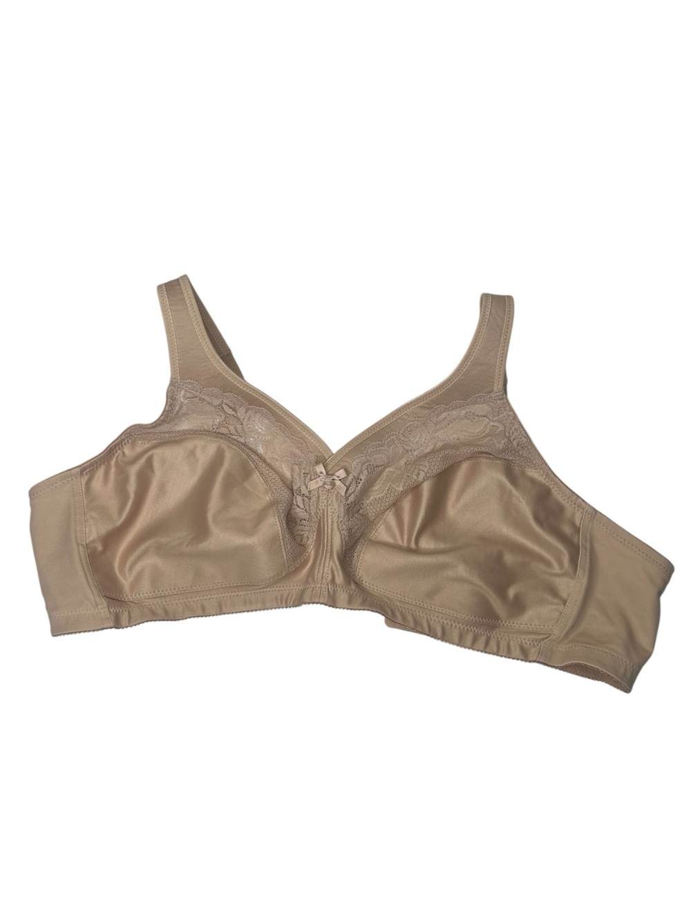 Glamorise Women's Beige Soft Cup Bra - Comfort Support 44C